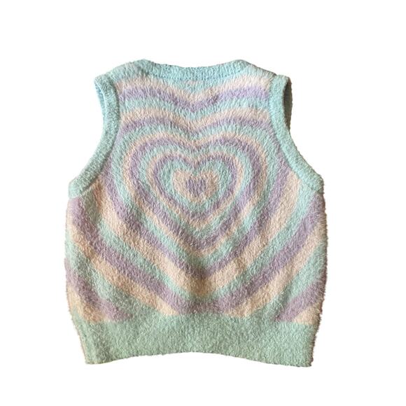 Sweet Society heart sweater vest. - Picture 2 of 3